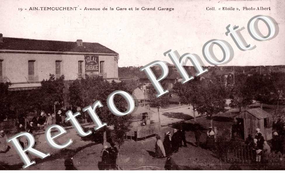 Ain-Temouchement, Avenue de la Gare et le Grand Garage