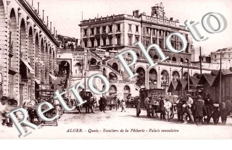 Quais, Escaliers de la Pecherie, Palais Consulaire