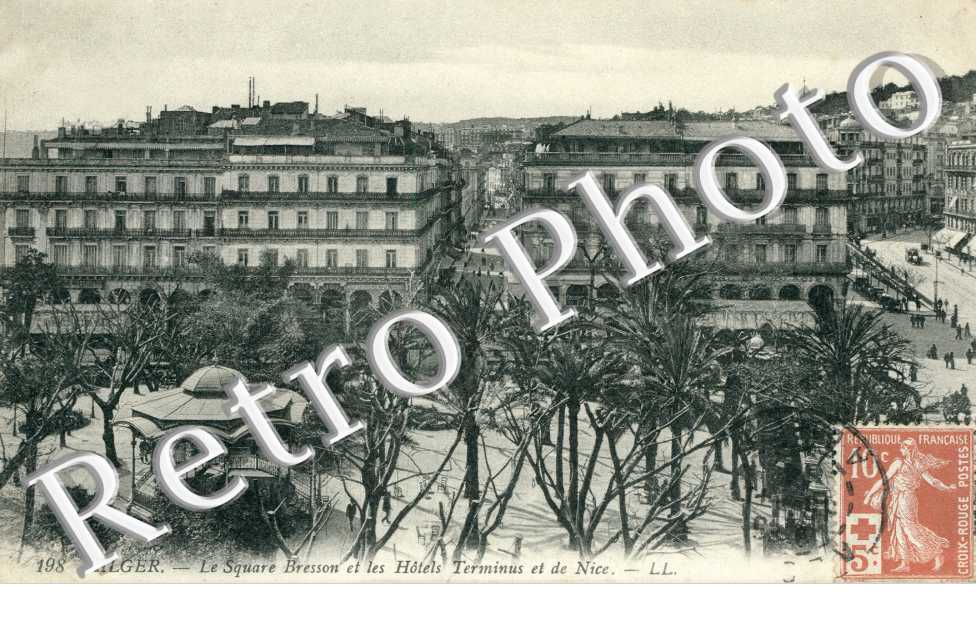 le square Bresson et les Hotels Terminus et de Nice