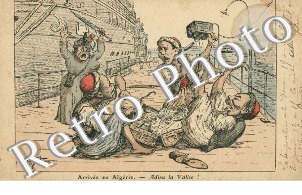 Arrivee en Algerie, "Adieu la Valise!"