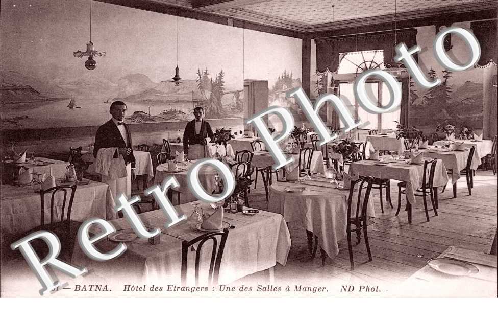 hotel des étrangers, une des salles à manger
