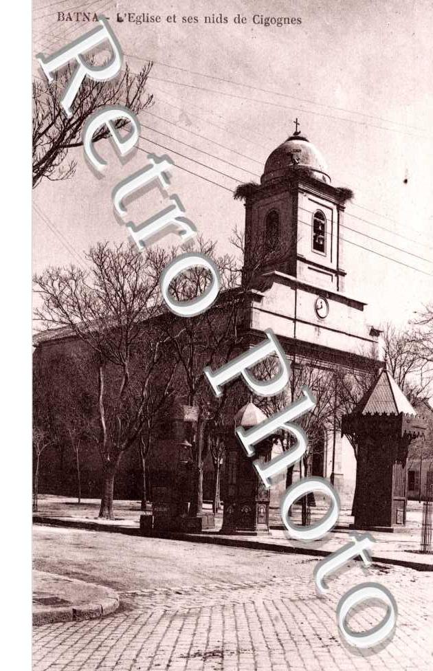 Eeglise et ses nids de Cigognes