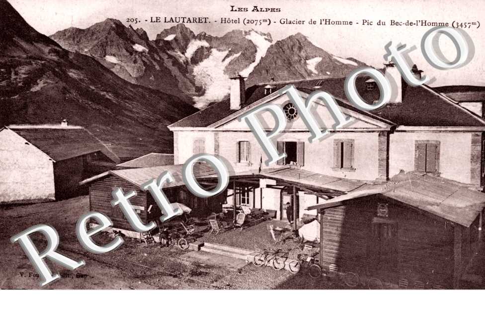 Glacier de l&#039;Homme et Pic du Bec dee l&#039;Homme