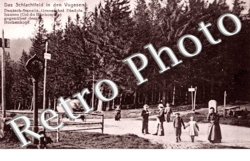 Das Schlachtfeld in den Vogesen