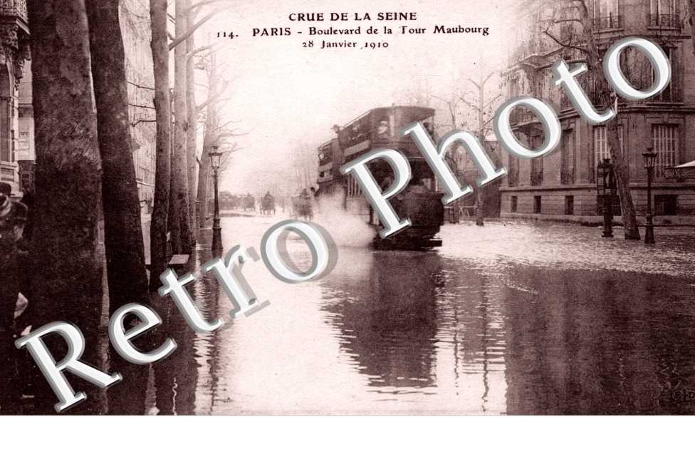 Boulevard de la Tour Maubourg  28 janvier 1910 