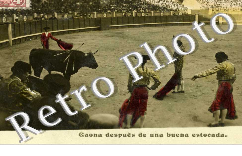 Gaona despues de una buena estocada