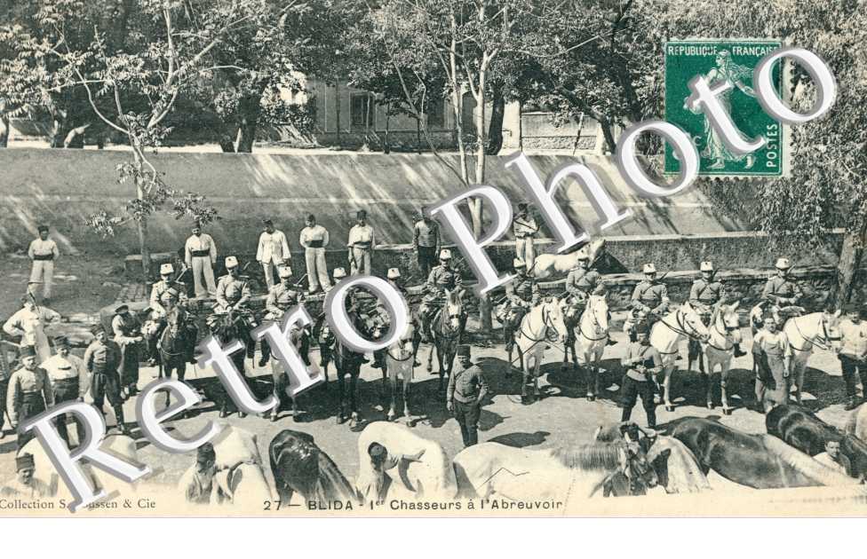 Premiers chasseurs a l'Abreuvoir