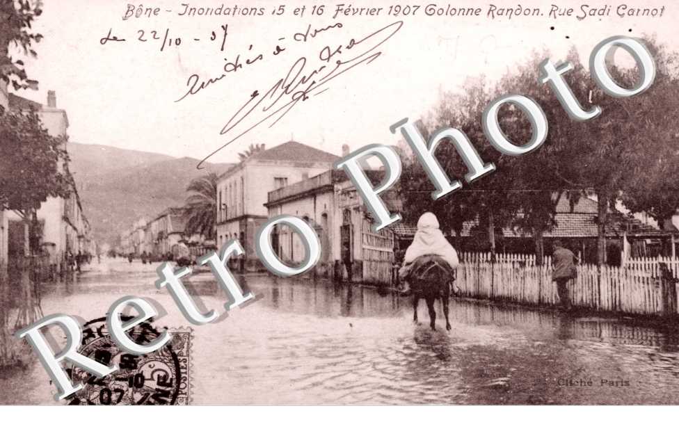 Rue Sadi-Carnot Inondations 15 et 16 Fevrier 1907