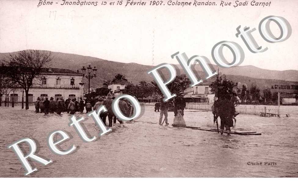 Rue Sadi-Carnot Inondations 15 et 16 Fevrier 1907