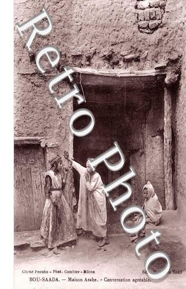 Maison arabe, conversation agreable