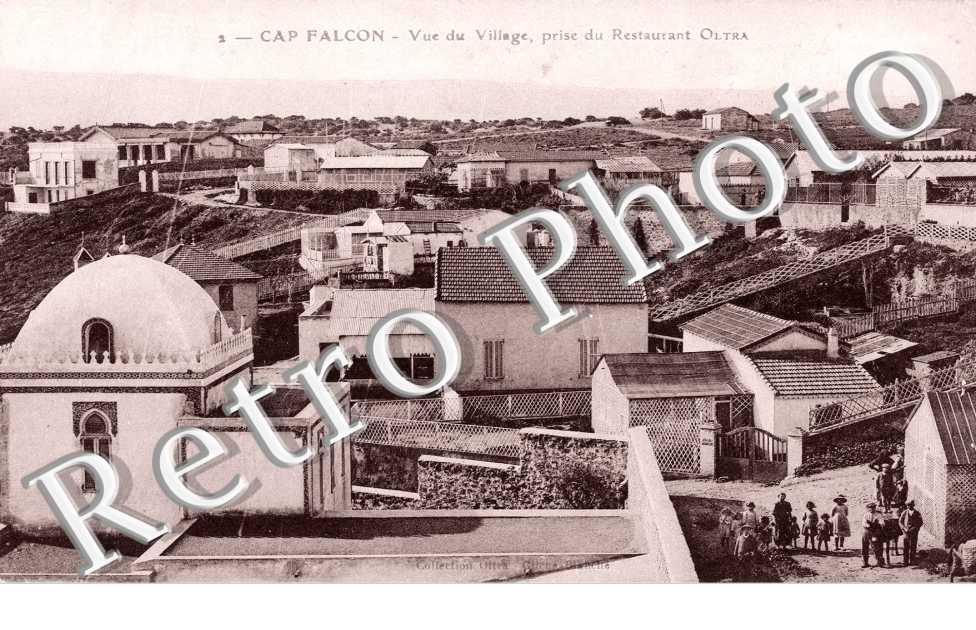 Vue du village, prise du Restaurant Oltra