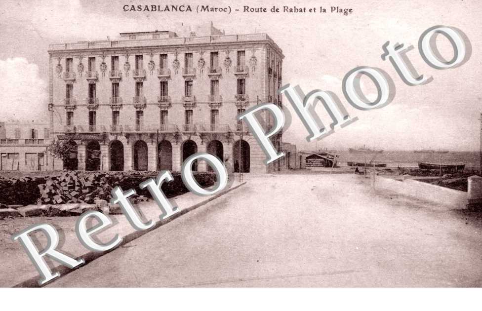 Route de Rabbat et la Plage