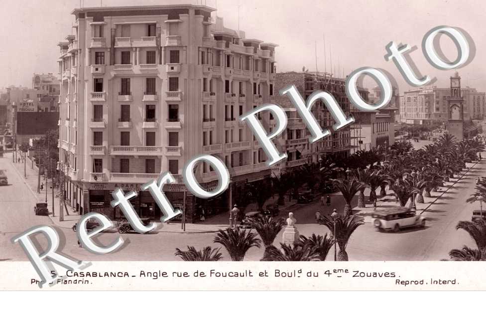 Angle Rue de Foucault et Boulevard du 4eme Zouaves