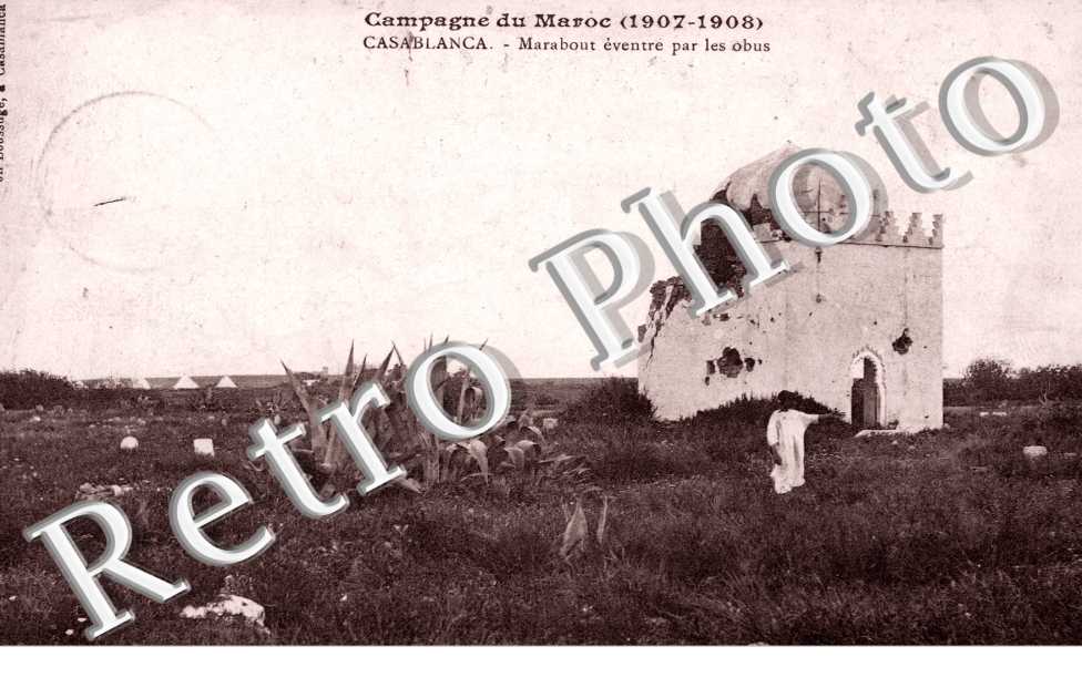 Marabout eventre par les obus