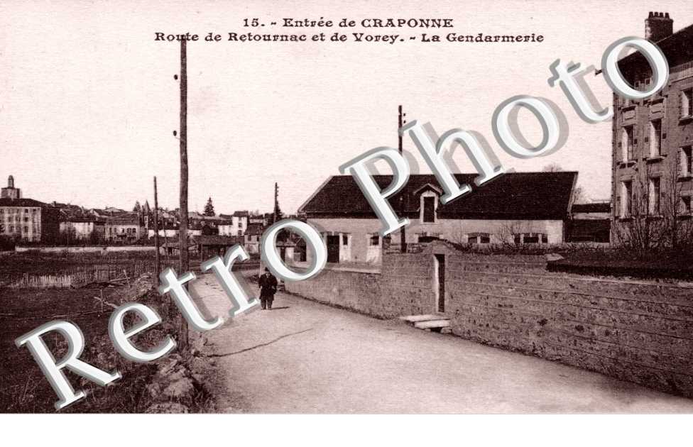 route de Retournac et de Vorey  La gendarmerie