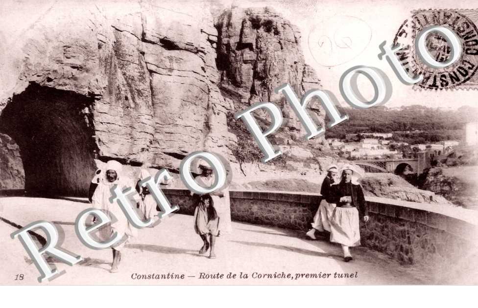 route de la Corniche, premier tunnel