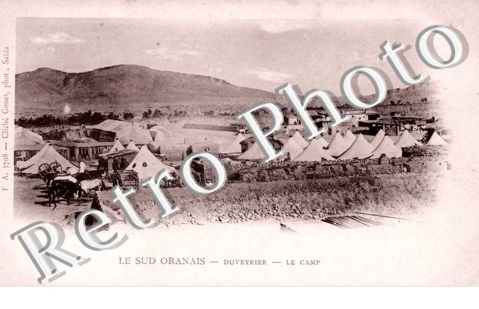 Sud Oranais, le Camp