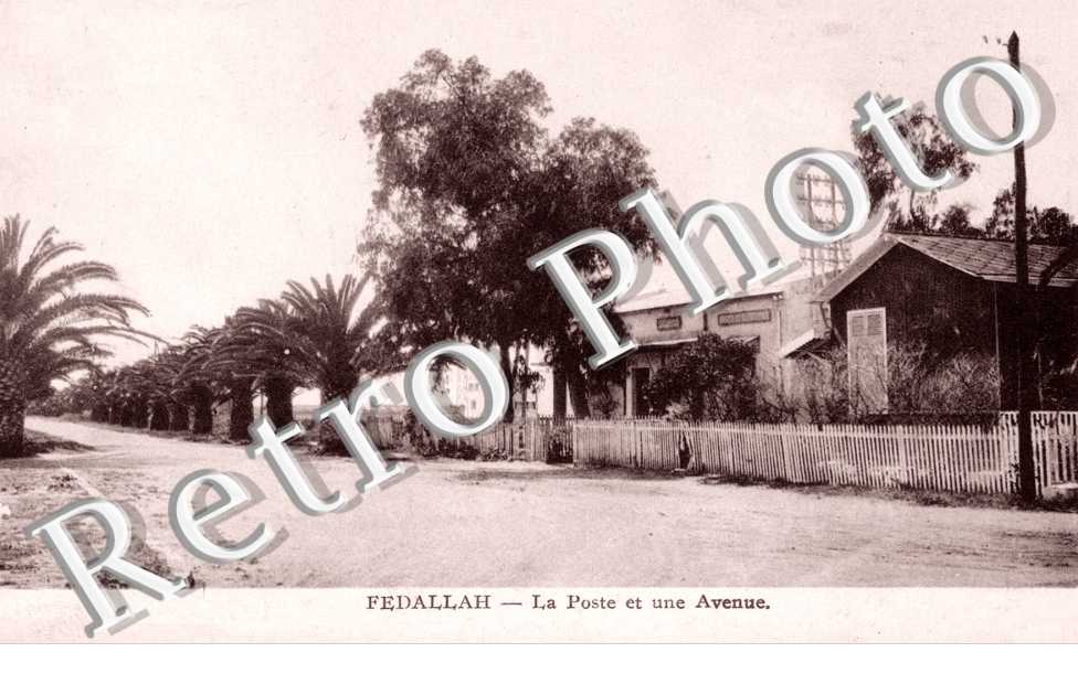 FEDALLAH. La poste et une avenue