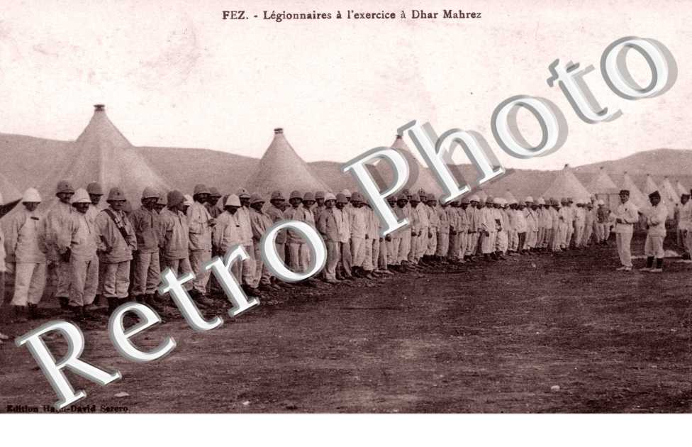 Legionnaires a l'Exercice a Dhar Mahrez
