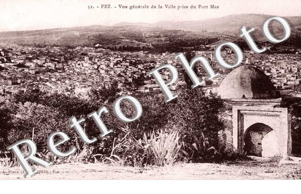 Vue generale de la Ville prise du Fort Mas