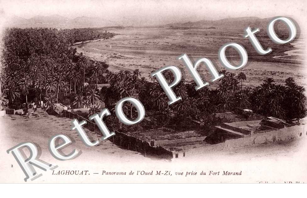 panorama de l&#039;Oued M-Zi, vue du fort Morand