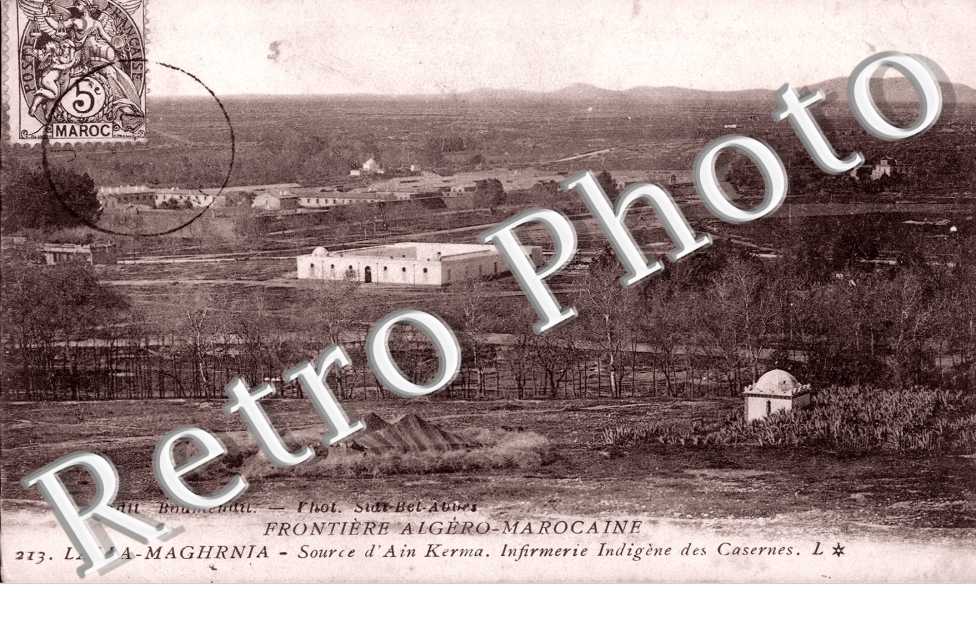 Frontiere algero-marocaine - Source d&#039;Ain kerma -infirmiere indigene
