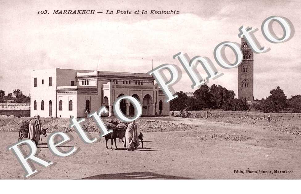 la Poste et la Koutoubia
