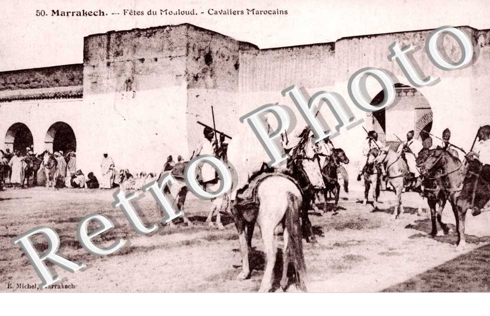 Fetes du Mouloud, Cavaliers Marocains