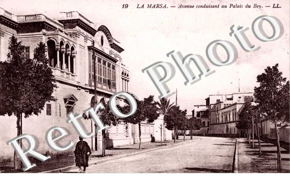 Avenue conduisant au palais du Bey