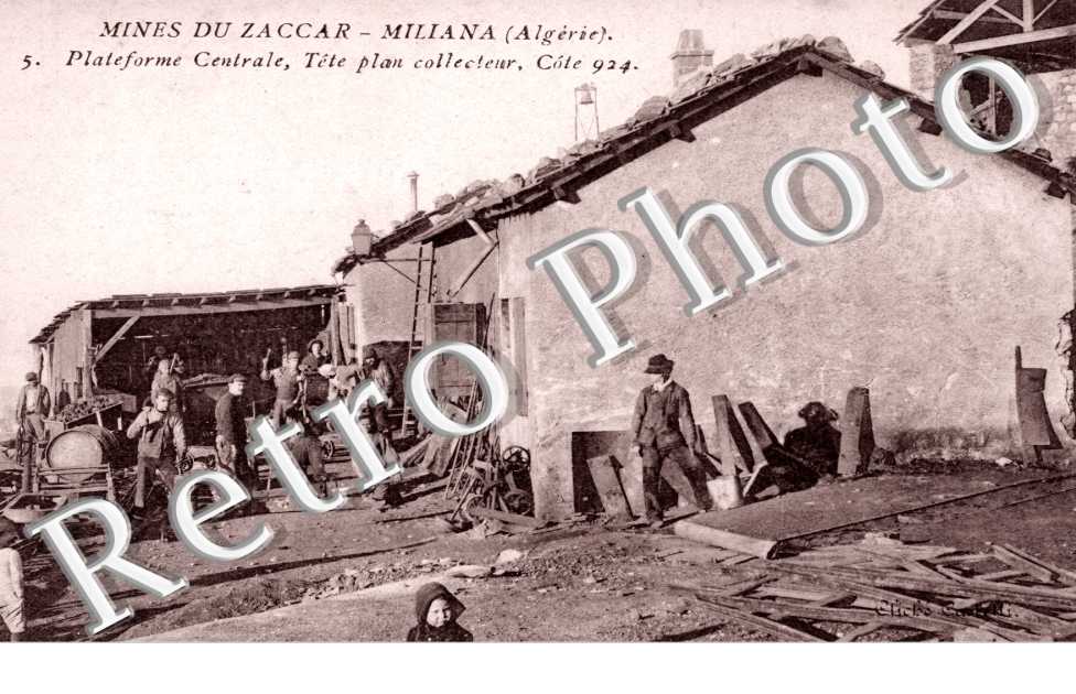 Mines du Zaccar-Miliana, Plateforme Centrale, Tete Plan collecteur, Cote 924