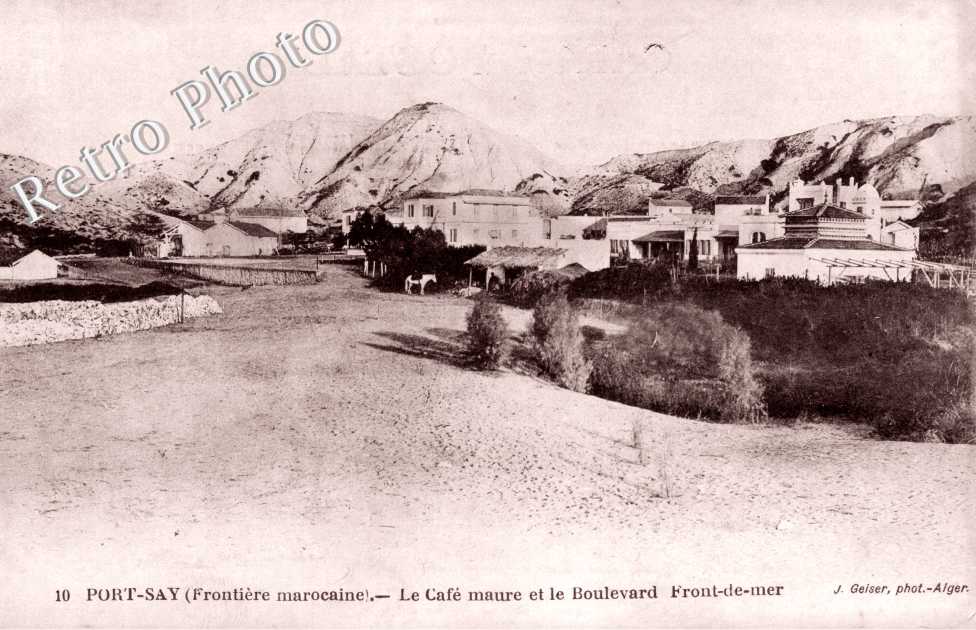 Le cafe Maure et le boulevard Front-de-mer