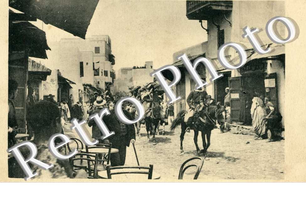 Passage a Rabat de la Colonne volante du General Moinier pour Fez