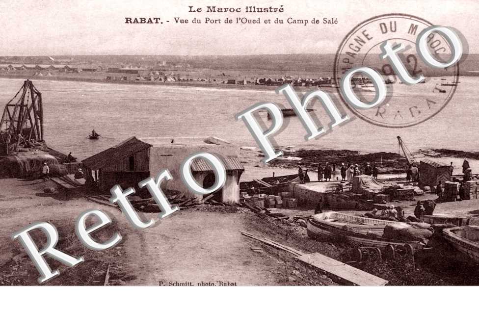 Vue du Port de l'Oued et du Camp de Sale