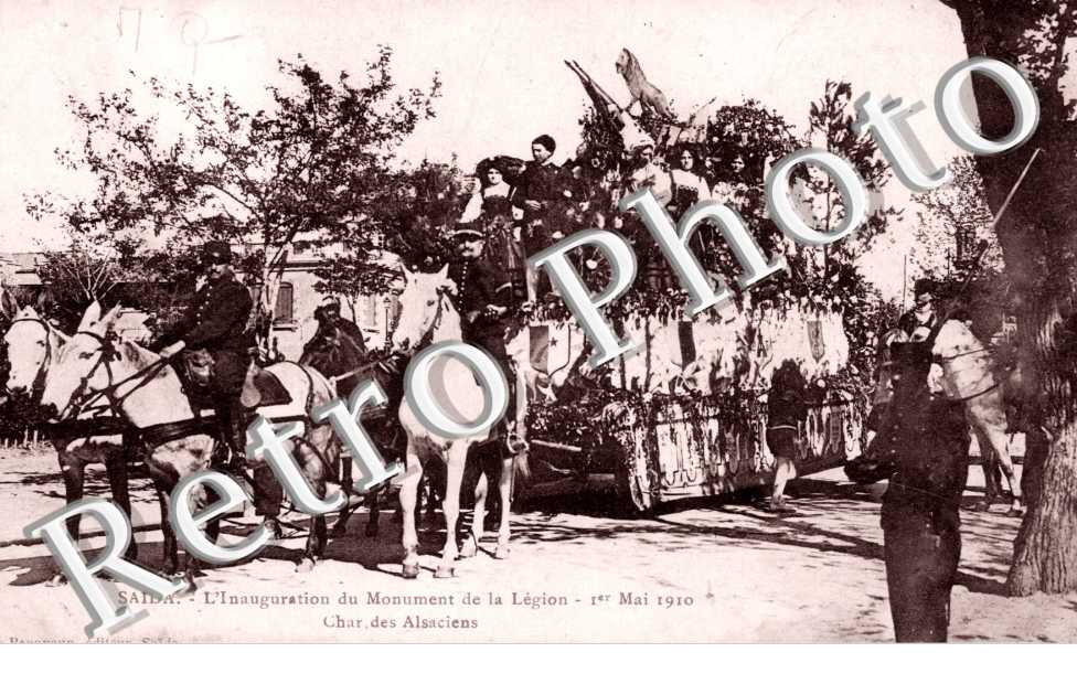 Souvenir du 1er Mai 1910, Char des Alsaciens