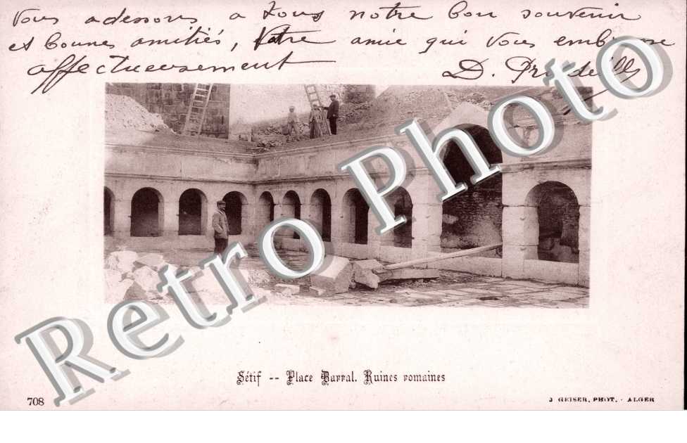 place pBarral, Ruines romaines