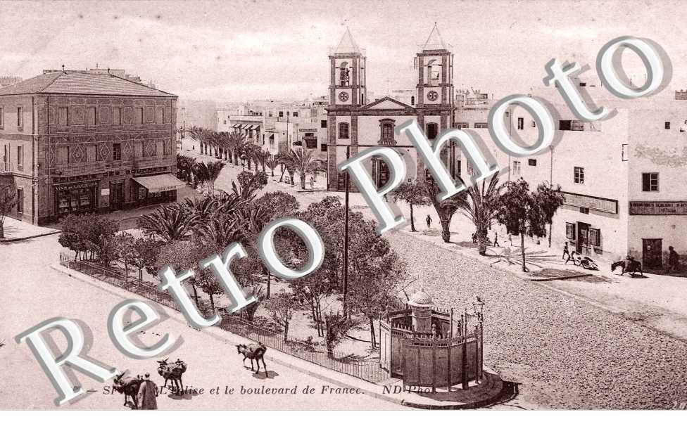 l&#039;Eglise et le Boulevard de France