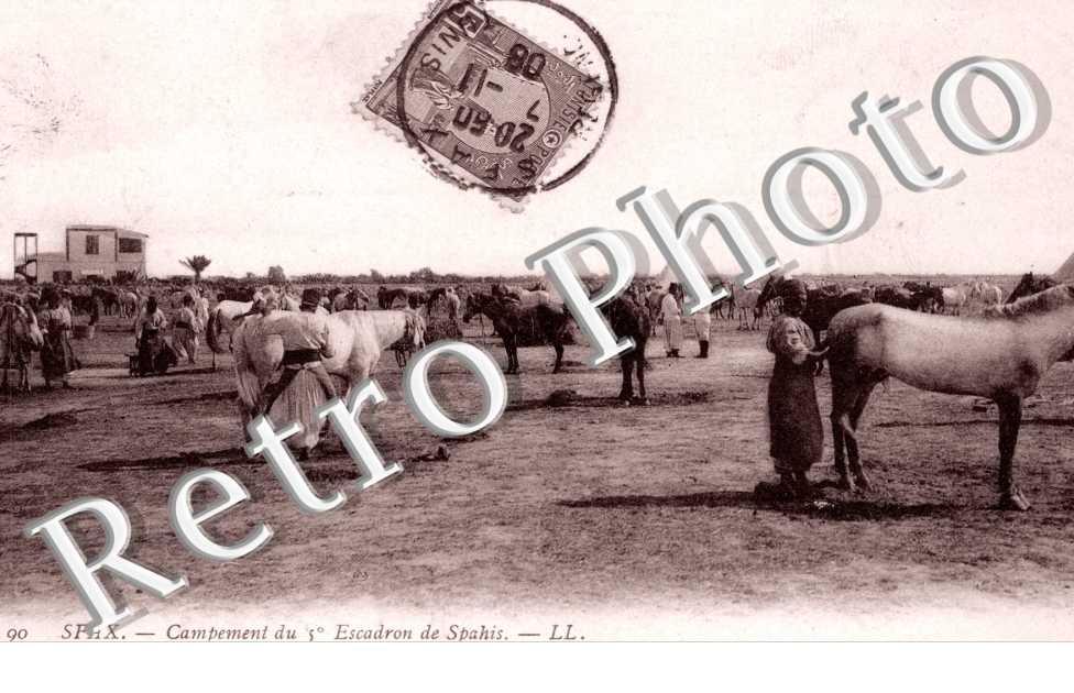 Campement du 5eme escadron de Spahis