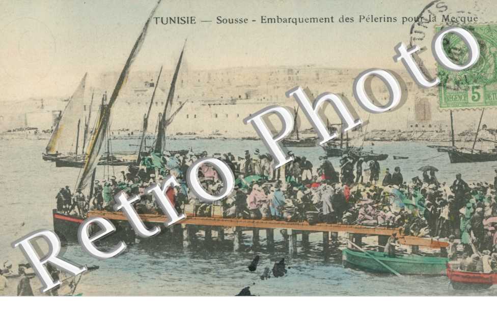 Embarquement des Pelerins pour la Mecque