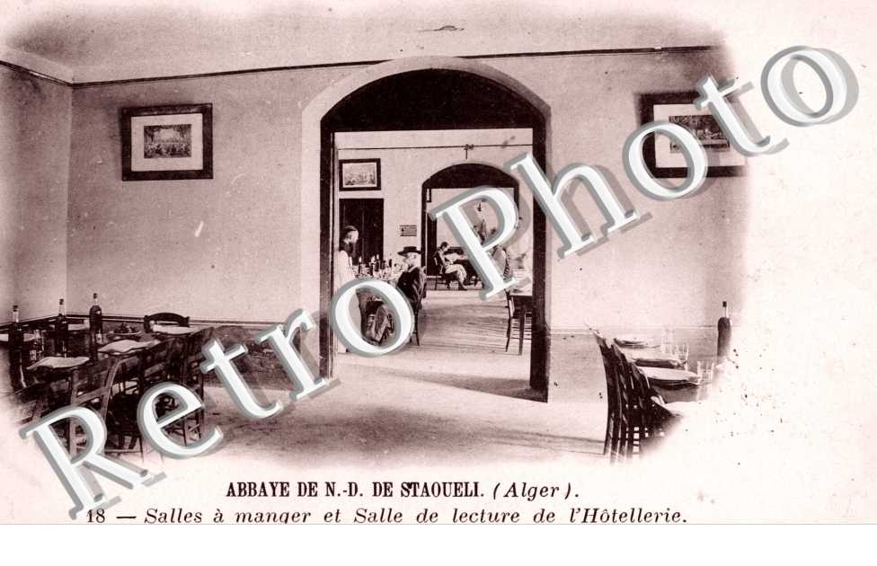abbaye de Notre-Dame - salle a manger et salle de lecture dee l&#039;hotellerie