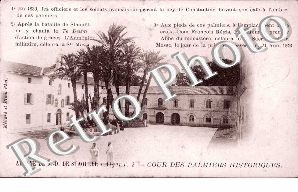 Cour des palmiers - abbaye de Notre-Dame
