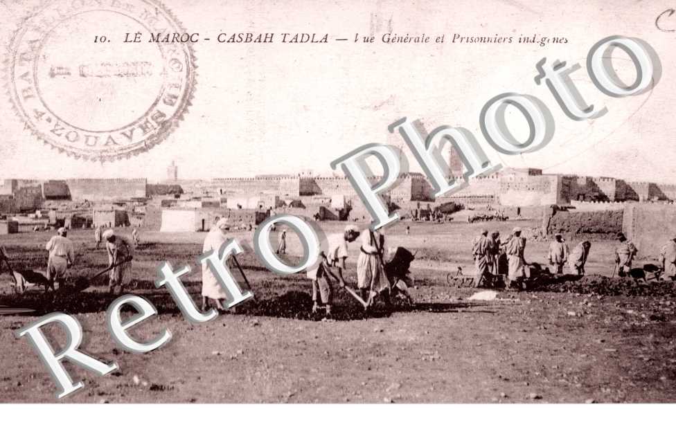 Casbah - Vue general et prisonniers indigenes