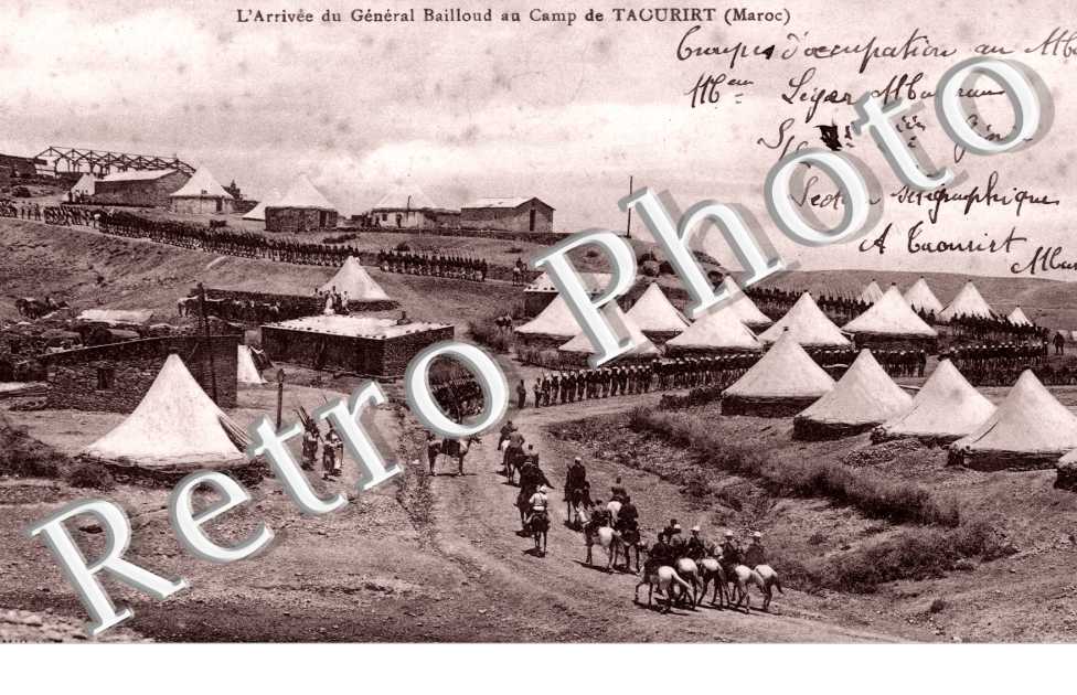 l'Arrivée du Général Bailloud