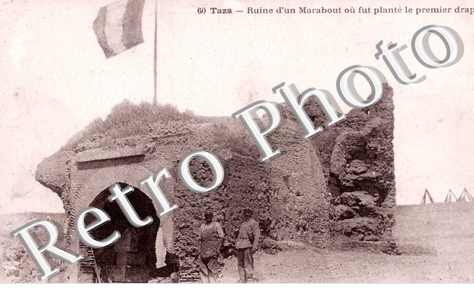 Ruine d&#039;un Marabout ou fut plante le premier drapeau