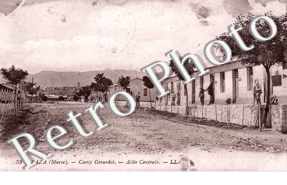 Camp Girardot. Allee Central