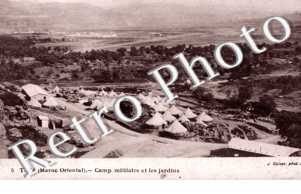 Camp militaire et les jardins 