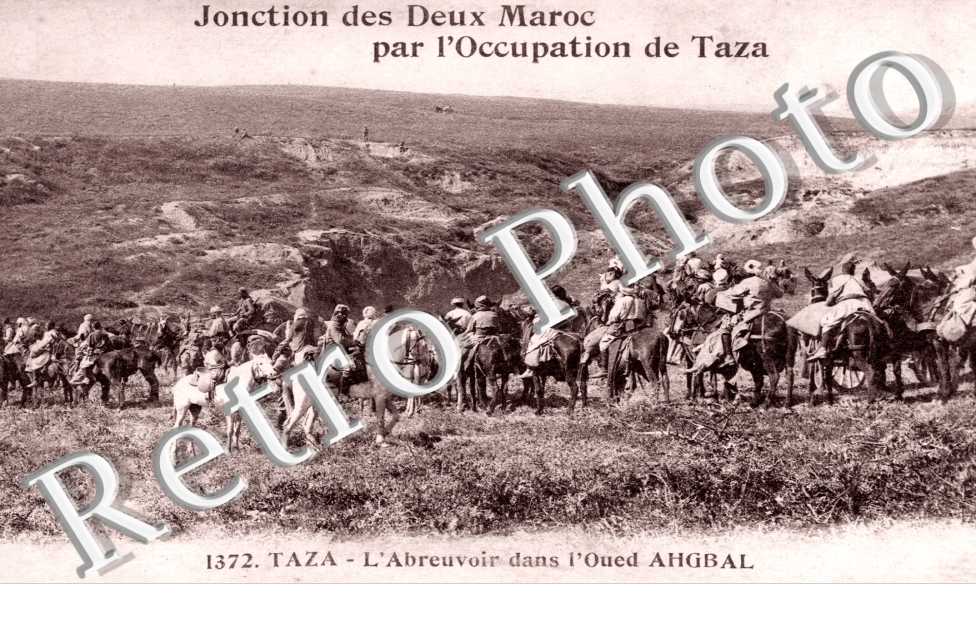 Jonction des Deux Maroc par l&#039;Occupation de Taza, l&#039;Abreuvoir dans l&#039;Oued Ahgbal