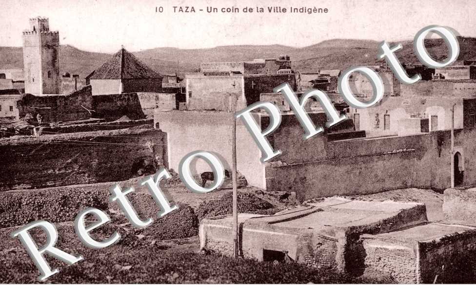 Un coin de la ville indigene