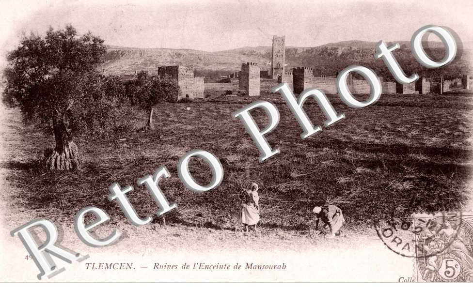 ruines de l&#039;enceinte de Mansourah
