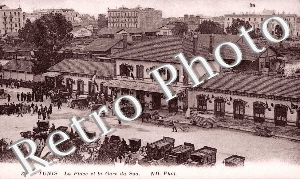 la place et la gare du sud