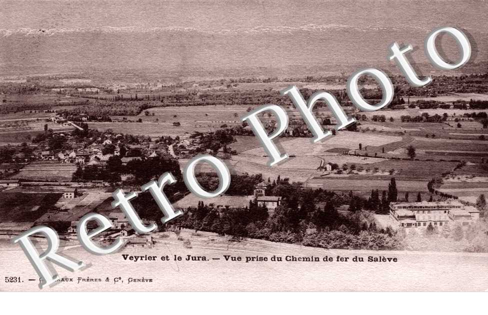 vue prise du chemin de fer du saleve